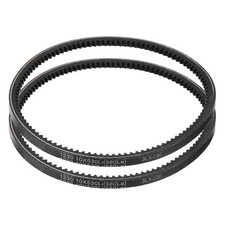 2Pcs 3LX230 Rubber V Belt, 23" Length x 0.37" Width x 0.22"Thick Industrial Belt