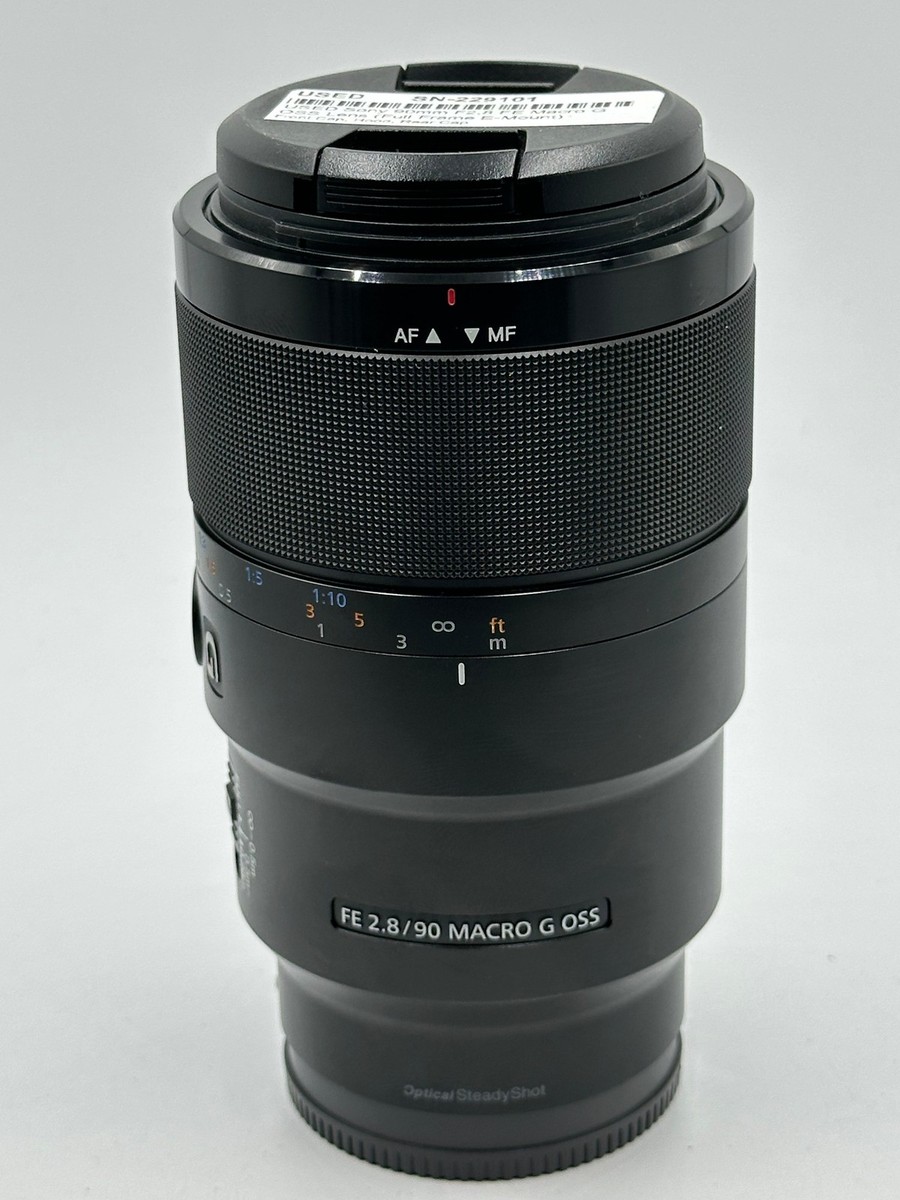 USED Sony 90mm F2.8 FE Macro G OSS Lens (Full Frame E-Mount