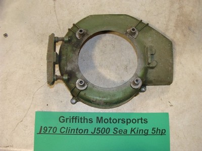 1970 J500 Sea King Clinton Montgomery 5hp outboard engine cooling shroud cover