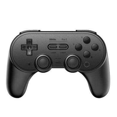 8BITDO Pro 2 pad Gaming Controller Schwarz für Nintendo Switch, Switch 2, PC, An