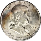 1953-S Franklin Half Dollar PCGS MS66 Nice Eye Appeal Nice Strike