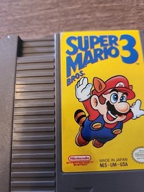 Nintendo NES "Super Mario Bros 3" Cartridge Video Game LEFT BROS VARIANT 