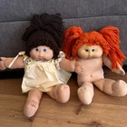 New ListingVintage 1982 Cabbage Coleco Patch Kids Dolls Brown and Red Hair Signed Lot of 2
