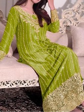 Designer Indian Pakistani top plazzo Bollywood Dress Party Wear Suit wedding