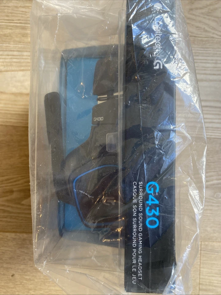 Logitech G430 Black/Blue Over the Ear Gaming Headset - Image 2 of 4