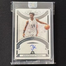 🀄️2021 PANINI FLAWLESS COLLEGIATE ROOKIE DIAMOND AUTO /10 RC JONATHAN KUMINGA