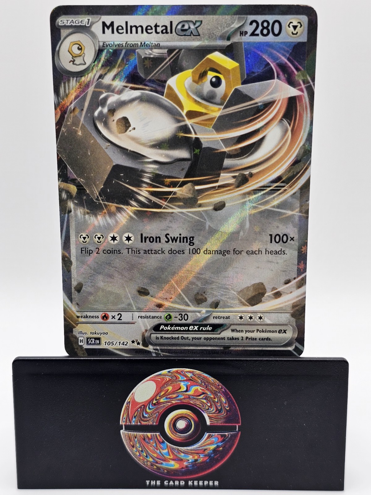 Melmetal ex 105/142 - S&V: Stellar Crown Double Rare - Pokémon TCG (NM)