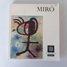 Joan Miro SKIRA Paperback (1963) 49 Plates in Color Surrealism Art Fine