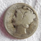 1936 Mercury Dime 90% Silver