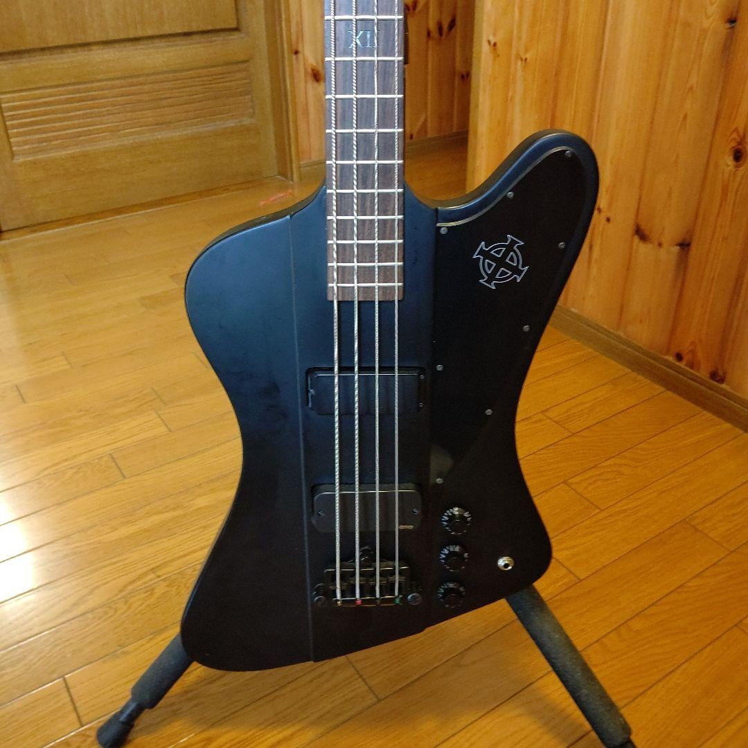 Epiphone Thunderbird Goth Bass Guitar with EMG Pickups Black