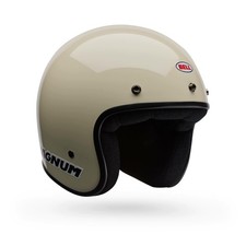 Casco Jet Cafe Racer Bell Magnum Bianco Vintage