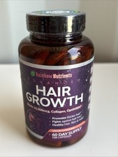 Rainbow Nutrients Hair Growth Vitamins for Women  Biotin 10,000Mcg Collagen 120