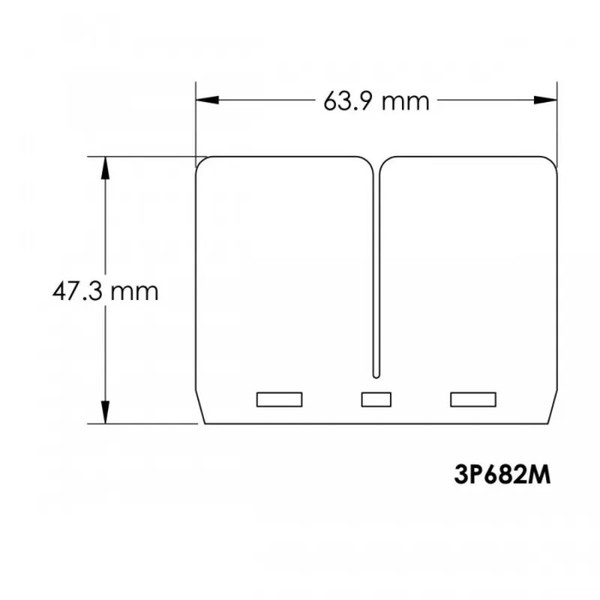 ErsatzplÄTtchen FÜR Membranblock V-FORCE3 FüR TM Racing MX 300 1997-00-image