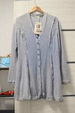 Elisa Cavaletti Tunika Strick Kleid Dress Sweater ombre angora cotton mix XL