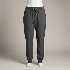 FIGS Technical Collection Zamora Jogger Scrub Pants Graphite Gray Medium