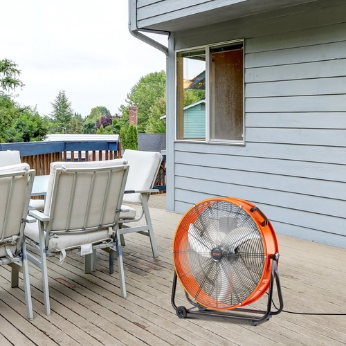 VEVOR Drum Fan 24 In High Velocity Industrial Infinitely Variable Speed 7935CFM - Picture 8 of 10