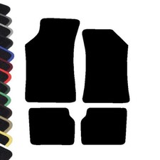Fits Skoda Felica 1996-2002 Black Tailored Car Mats COLOURED BINDING