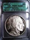 SILBERMÜNZE USA 1 DOLLAR AMERICAN BUFFALO 2001 PROOF PR69 DCAM