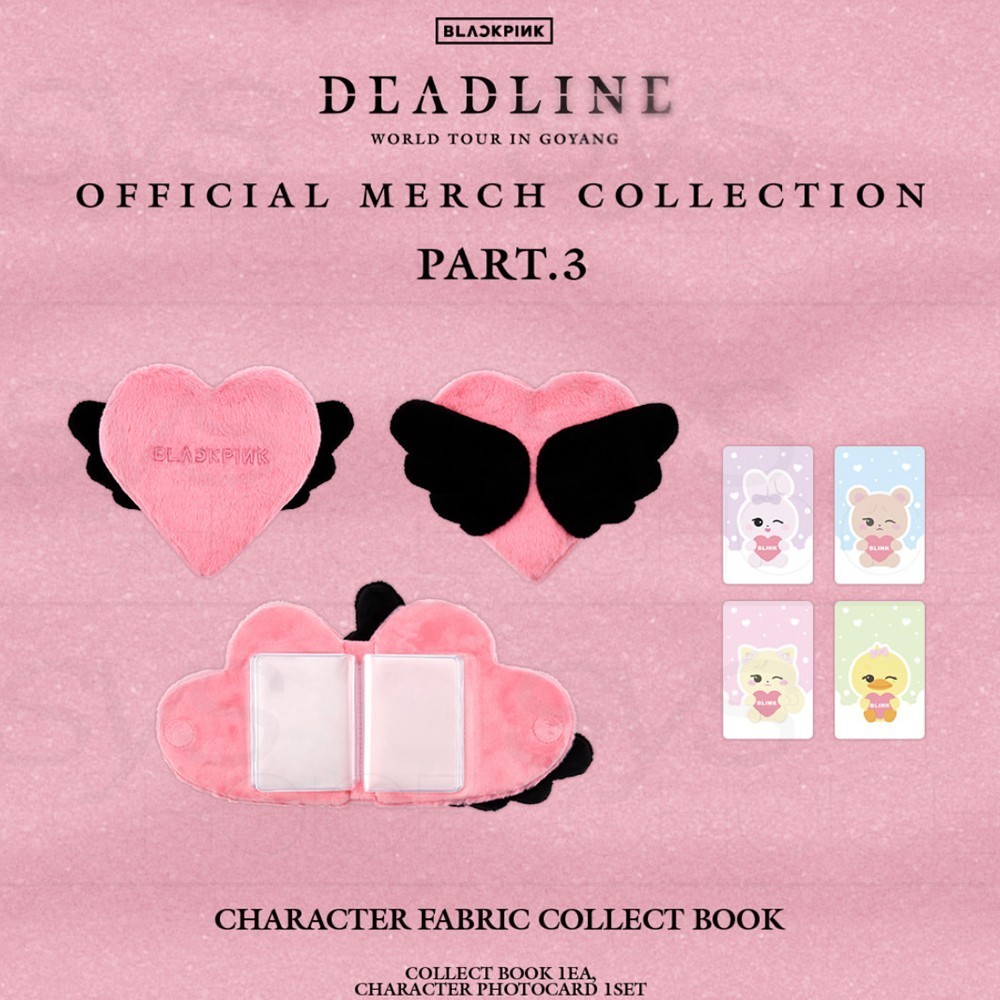 Pre-order BLACKPINK DEADLINE WORLD TOUR IN GOYANG Official MD