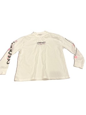 RGSTR Streetwear Long Sleeve Hokkaido Cherry Blossoms Japan LS Shirt y2k Size L