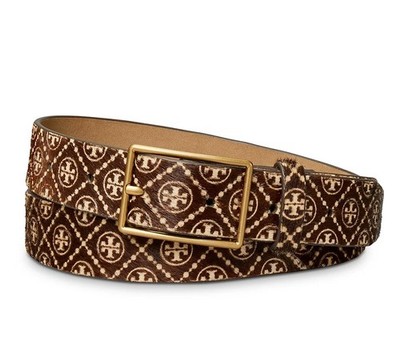 TORY BURCH T MONOGRAM HAIRCALF BELT DAMEN GÜRTEL 1371680822