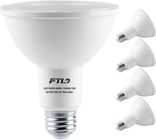PAR30 LED Flood Light Bulbs Long Neck 5000K Daylight Dimmable 75W Halogen Equiva