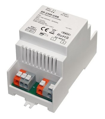 Sunricher,DALI master controller on DIN rail, USB, with power supply