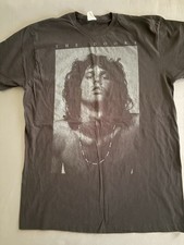 Vintage The Doors Jim Morrison Portrait T-Shirt Black Size XL
