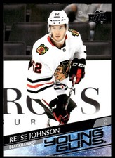 2020-21 Upper Deck Young Guns Reese Johnson Rookie Chicago Blackhawks #725 R99