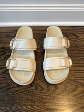 A New Day Womens Size 9 Cream Marcy Sandal Slides