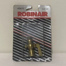 Robinair Gauge Cock Brass Lever Handle Part#40477 Discontinued