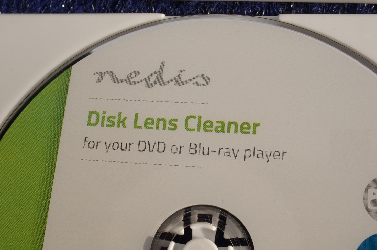 Nedis Wet & Dry Bluray Vcd Dvd Cd-Rom Stereo Head Lens Cleaner Disc + Cleaning Fluid - Image 3
