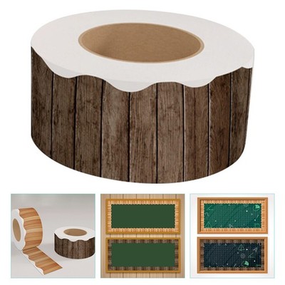  1 Roll Bulletin Board Border Blackboard Frame Decor White Board Border Border
