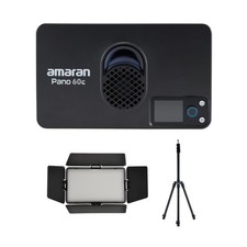 Amaran Pano 60c Creator Kit Barn Doors 6.5ft Light Stand 3 Items PRO