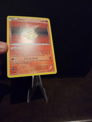 Pokรฉmon TCG Victini 14/101 Holo Rare Noble Victories B&W ๐๐๐ - Picture 4 of 7