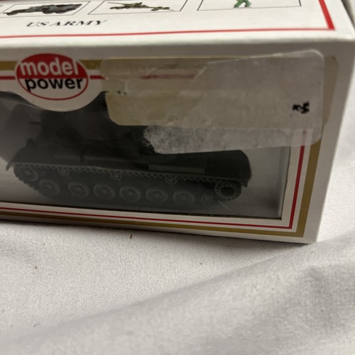 Model Power Military Action Series US Army HO Scale Patton Tank - Picture 3 of 15