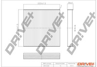 Dr!ve+ DP1110.12.0026 Filter, Innenraumluft FüR CitroËN,Peugeot