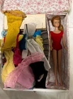 Vintage Mid Century 1958 Barbie Doll , Clothes & Carrying Case Lot