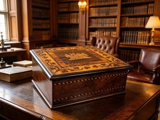Killarney Ware Jewellery Box Circa 1860