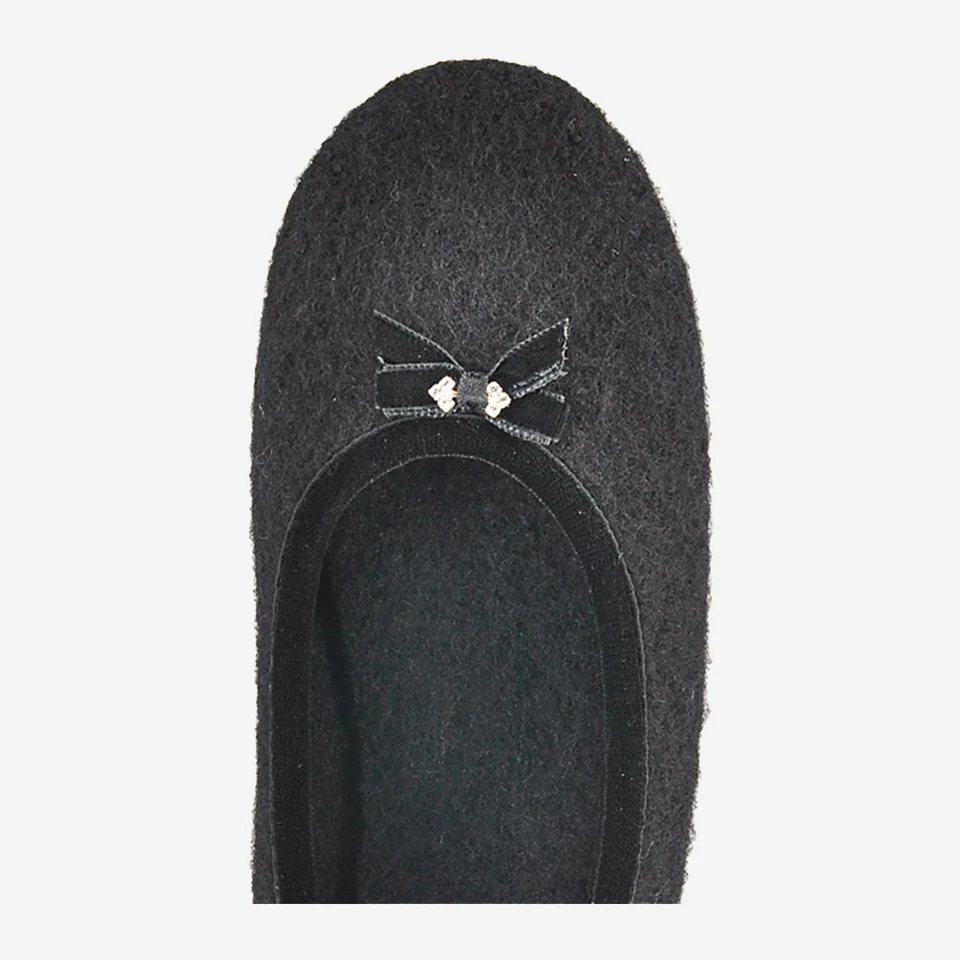 Giesswein Damen - Hausschuhe Hohenau schwarz - Bild 3 von 4