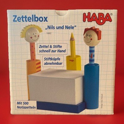 Zettelbox Haba  Nils und Nele   Schulanfang Einschulung