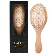 Kacey Welch Hair Brush for Everyone – Metal-Tipped Bristles for Gentle Detang...