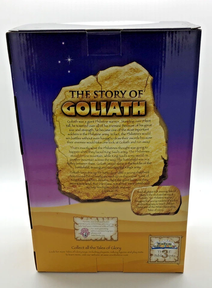 Goliat Espíritu Guerrero Filisteo Guerrero Biblia Legiones Figura David Gigante Foto 2 de 2