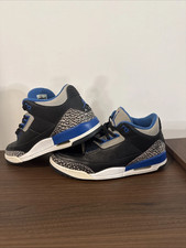 RARE🔥 Sz 11.5 - Nike Air Jordan 3 Retro Sport Blue Black Royal White 136064-007