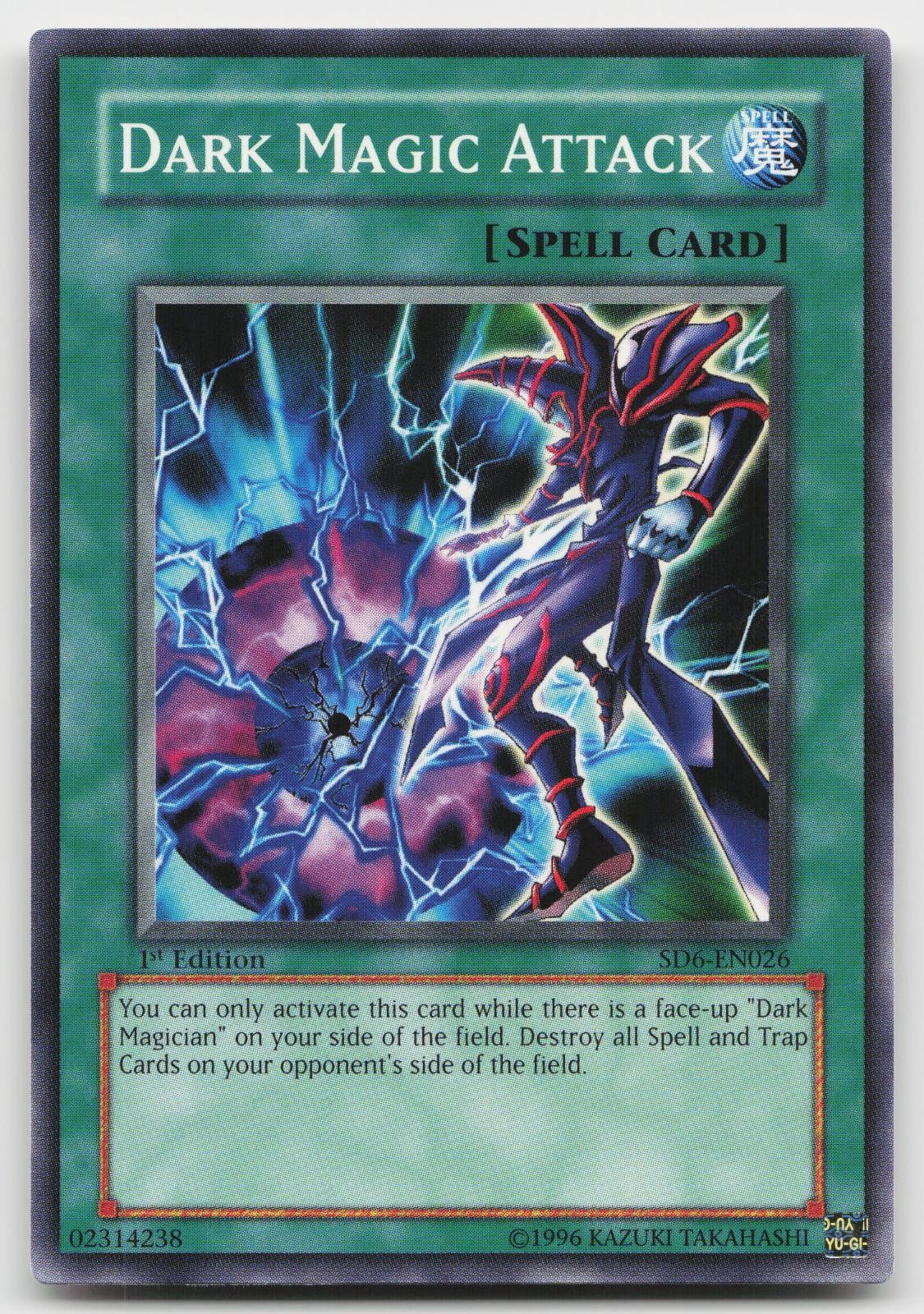 Dark Magic Attack SD6-EN026 SD: Spellcaster's Judgment Yu-Gi-Oh 1st Edition NM
