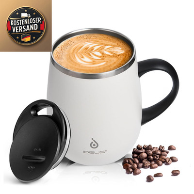 Ideus Kaffeebecher 473 ml Doppelschicht Vakuumisolierung