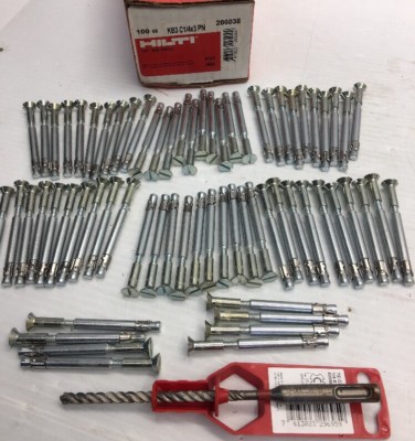 Hilti KB3 Expansion Anchor - C.S. Countersunk -1/4'' x 3'' -286038-Box of 68 w/bit