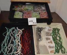 Large Huge Lot Jewelry Making Beads NWOT Crystal Faceted Silver stone,turquoise