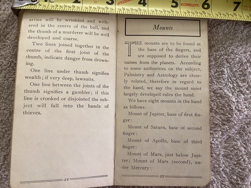 1905  Antique  - Saalfield’s Vest Pocket Book of Palmistry - Bild 7 von 7