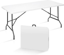 Mesa De Plastico Para Fiestas Patio Grande Pl...